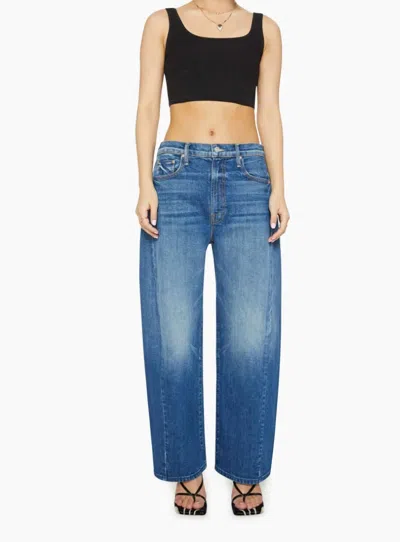 Mother Lil Full Pipe Flood Jeans In Its A Small World