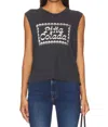 Mother The Lil Goodie Goodie Chopped Tee In Pina Colada In Multi