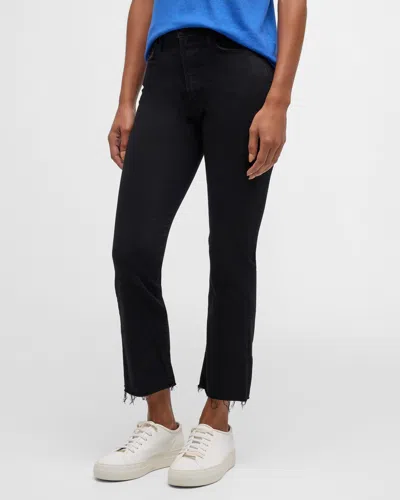 Mother Lil' Hustler Ankle Fray Jeans In Not Guilty