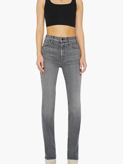 Mother Lil Hustler Heel High Rise Jean In Magic 8 Ball In Multi