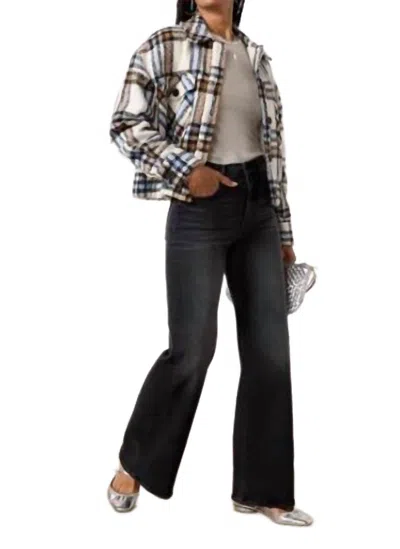 MOTHER LIL HUSTLER ROLLER SNEAK JEANS IN NOT TODAY SATAN