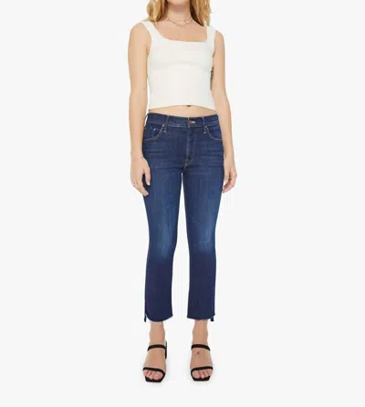 Mother Hustler Ankle Jeans In Corner Piece In Blue