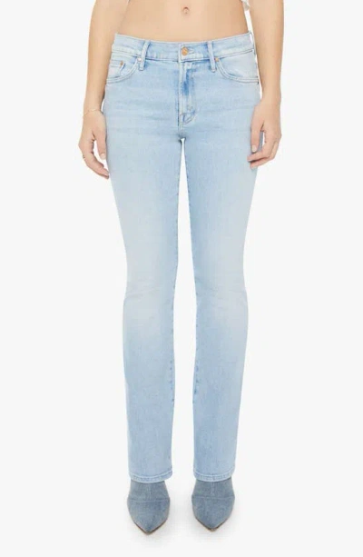 Mother Lil Insider Sneak Bootcut Jeans In Lost Art