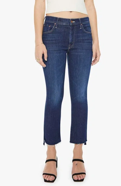 MOTHER MOTHER LIL' INSIDER STEP HEM CROP STRAIGHT LEG JEANS