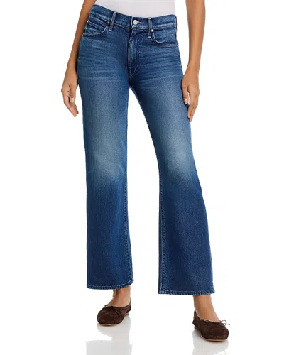 Mother Lil Kick It High Rise Flare Jeans In Which Is Witch In Blue