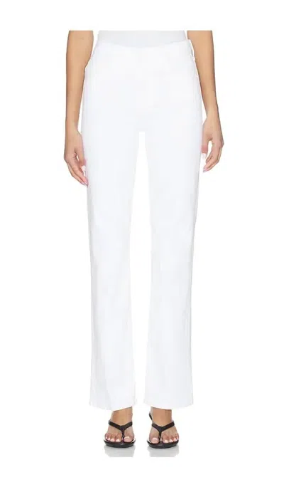 Mother Lil Kick It High Rise Jeans In Totally Innocent In White