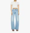 Mother High Waisted Spinner Zip Heel Norway Dude Jeans In Multi