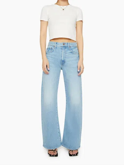 Mother Petites Lil Lasso High Rise Sneak Jeans In Ivy League