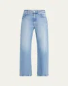 Mother The Lasso Sneak High Rise Jeans In Sow Surreal