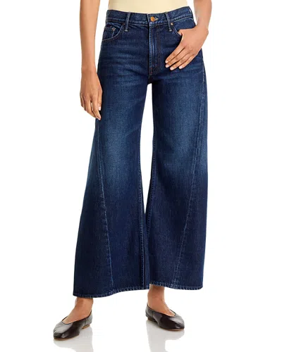 Mother Lil Lemon Twist High Rise Wide Leg Jeans In Fresh Squeezed In Multi
