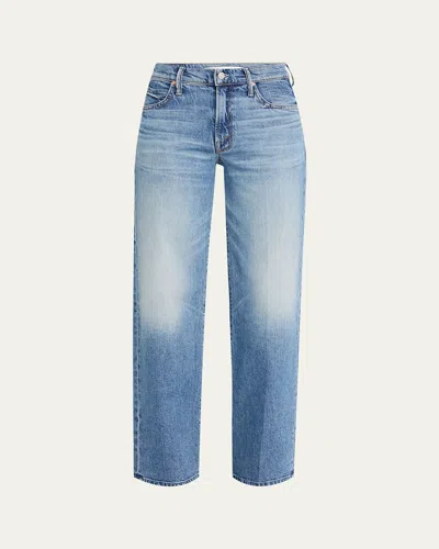 Mother Lil' Mid-rise Tunnel Vision Sneak Jeans