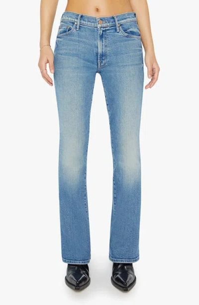 Mother Lil' Outsider Sneak Jeans In Flag Me Down