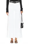 Mother Lil Patch Pocket Undercover Wide Leg Jeans In Fairest Of Them All In White