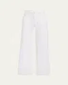 Mother White Flared Jeans