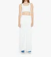 Mother Lil Patch Pocket Undercover Wide Leg Pants In Fairest Of Them All In Neutral