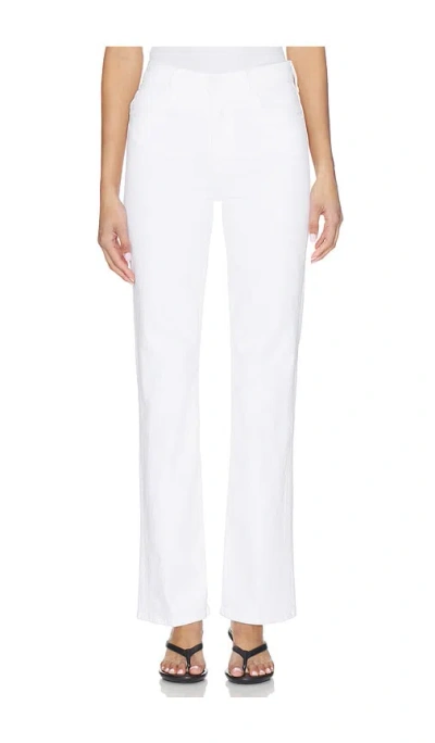 Mother Lil Petite Kick It Jeans In White