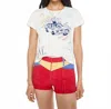 Mother Lil Sinful Tee In Keep Out In White