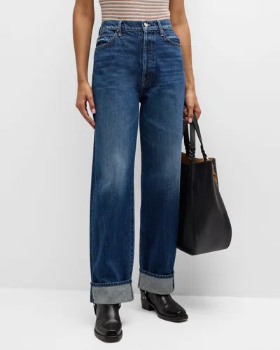 Mother Lil Spitfire Nerdy Cuffed Jeans In Did You Bring Me Anything