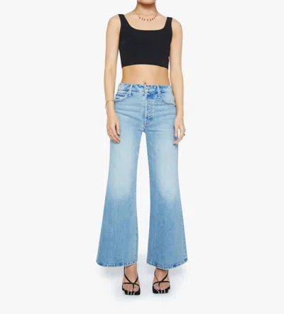Mother Lil Tomcat Roller Jeans - Petite In Light Blue