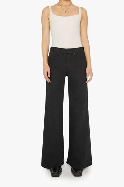 Mother Lil Twister Petite Pants In Sneak In Pitch In Animal Print