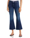 Mother The Weekender Mid Rise Flared Jeans In Kicks And Riffs In Blue