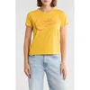 Mother Little Goodie Goodie Tee In Yellow