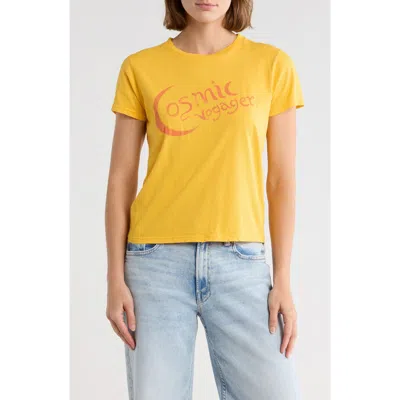 Mother Little Goodie Goodie Tee In Yellow