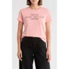 Mother Little Goodie Goodie Tee In Pink