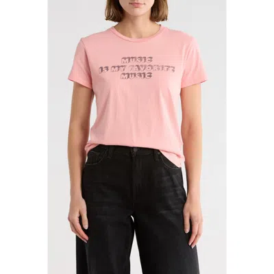 Mother Little Goodie Goodie Tee In Pink