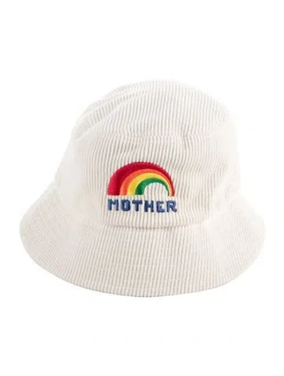 Pre-owned Mother Logo Bucket Hat W/tags In Neutral