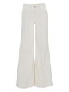 Mother The Twister Sneak Denim Jeans In White