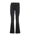 Mother The Weekender Fray Jeans Chip On My Shoulder In Black