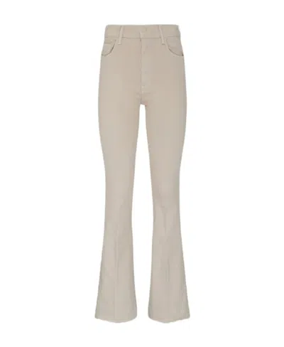 Mother Logo Jeans In Nude | ModeSens