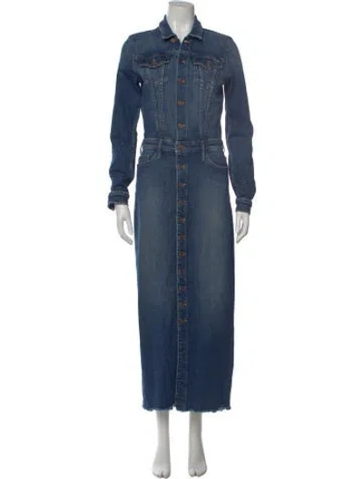 Pre-owned Mother Long Dress In Blue