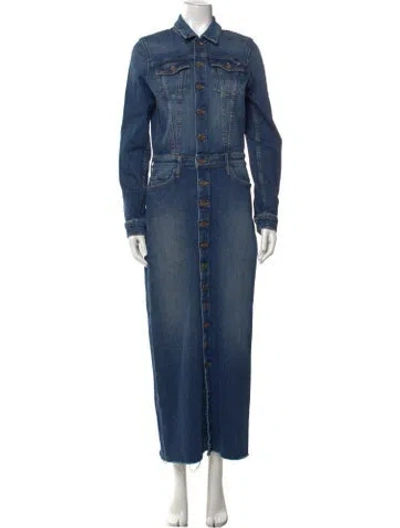 Pre-owned Mother Long Dress In Blue