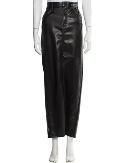 Pre-owned Mother Long Skirt In Black