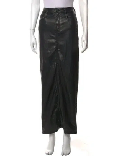Pre-owned Mother Long Skirt In Black