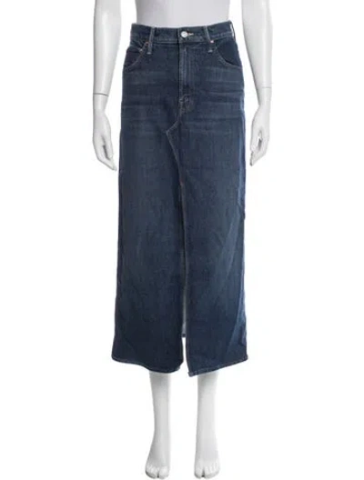 Pre-owned Mother Long Skirt In Blue