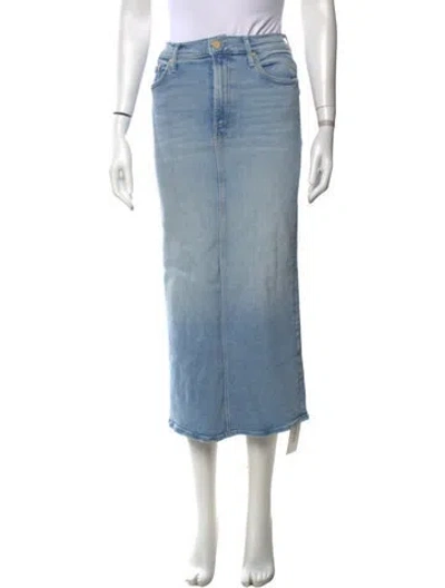 Pre-owned Mother Long Skirt In Blue