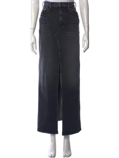 Pre-owned Mother Long Skirt In Gray