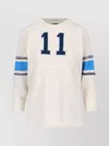 Mother Long Sleeve Crew Neck With Number Print In White