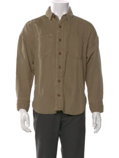 Pre-owned Mother Long Sleeve Shirt In Neutral