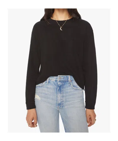 Mother Long-sleeved T-shirt In Black