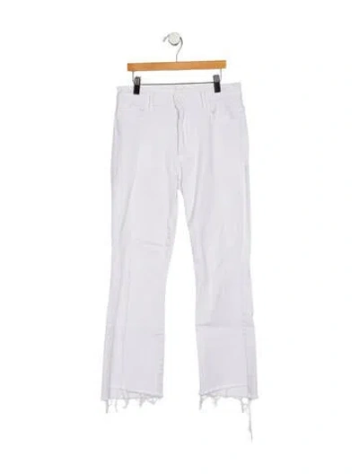Pre-owned Mother Low-rise Skinny Leg Jeans In Blue