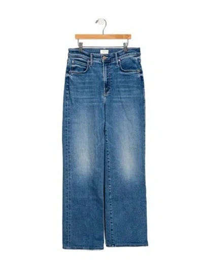 Pre-owned Mother Low-rise Skinny Leg Jeans In Blue