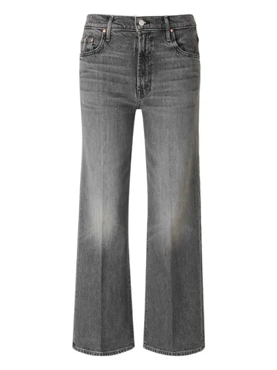 Mother Magpie Cotton Lyocell Maven Ankle In Gray