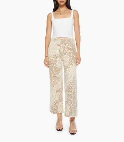 Mother Major Zip Ankle Pants In Spot On In Multi