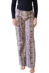 MOTHER MAVEN HEEL PANTS IN SNAKE PRINT