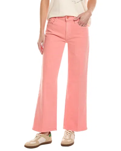 Mother Maven Peach Amber Ankle Jean In Pink