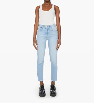 Mother Mid-rise Dazzler Ankle Jean In Limited Edition In Blue